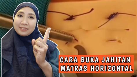 Cara Buka Hecting Matras Horizontal Youtube