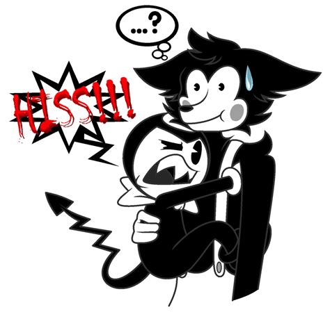 The Big Imageboard Tbib 2017 Anthro Bendy Bendy And The Ink Machine Black Body Black Fur