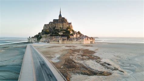 Le Mont Saint Michel Tidal Island Stock Image - Image of french, travel ...