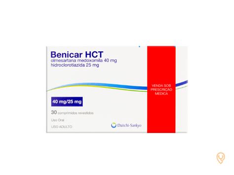 Bula Do Benicar Hct 4025mg 30 Comprimidos Cliniguia