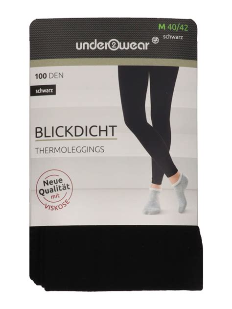 Underwear Thermo Leggings Fekete Db