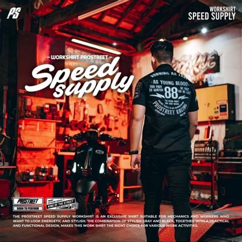 Jual Kemeja Prostreet Workshirt Speed Supply New Original