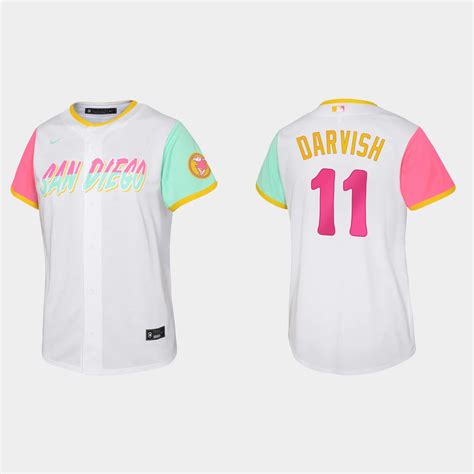 Youth San Diego Padres Yu Darvish White 2022 City Connect Replica Jersey - OKMLBSHOP