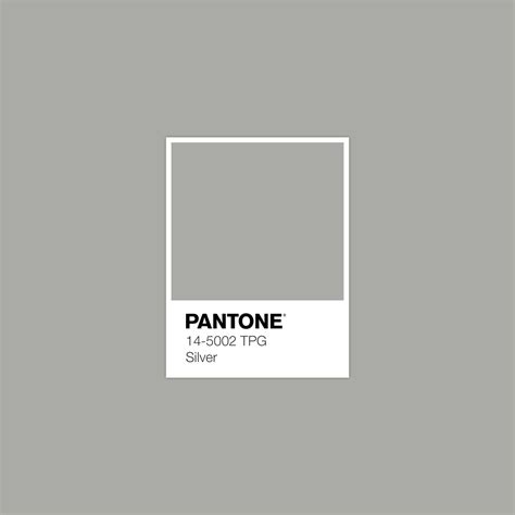 Silver Pantone Colors