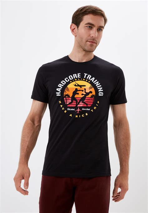 Футболка Hardcore Training Voyage цвет черный RTLABO купить в интернет магазине Lamoda