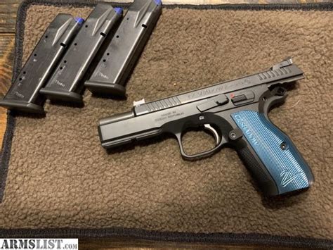 ARMSLIST For Sale Cajunized CZ Shadow 2 9mm Blue