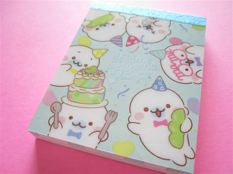 Kawaii Cute Mini Memo Pad San X Mamegoma Mame Party MW63101 1