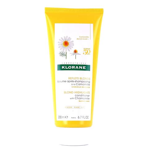 Klorane Baume Apr S Shampooing La Camomille Reflets Blonds Ml