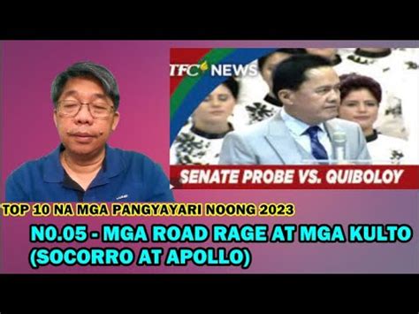 TOP 10 NA MGA PANGYAYARI NOONG 2023 N0 05 MGA ROAD RAGE AT MGA KULTO