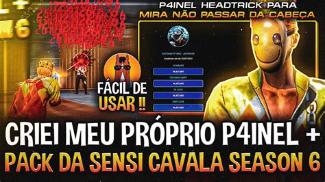 PACK SENSI CAVALA SEASON 6 VÁRIAS SENSI V1P NO ANDROID E IOS