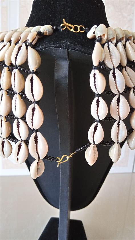 On Sale Sea Shell Necklace Cowrie Shell Necklace Natural Etsy