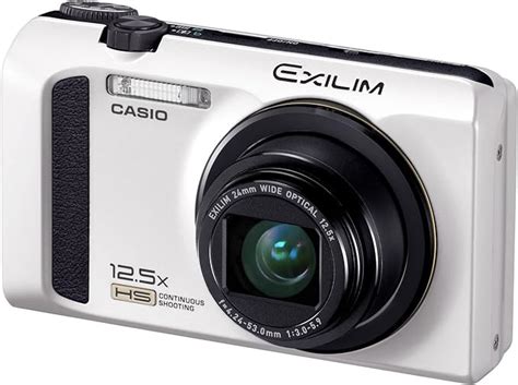 Amazon Casio High Speed Exilim Ex Zr100 Digital Camera White Ex