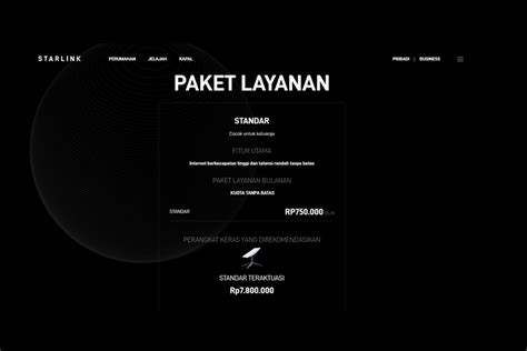 Foto Sekian Harga Langganan Internet Satelit Starlink Di Indonesia