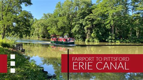 Biking New York The Erie Canal Trail Fairport To Pittsford YouTube