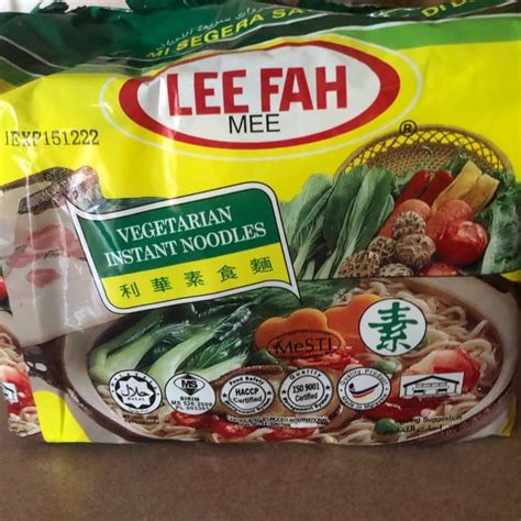 Lee Fah Vegetarian Instant Noodle Review Abillion