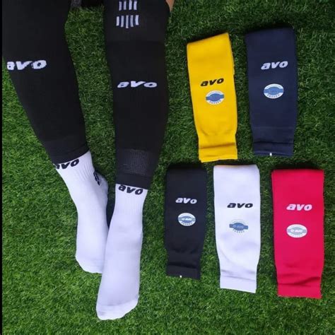 Jual 1 Set Kaos Kaki Sambung Dan Pendek Avo Anti Slip Olahraga Kos Kaki