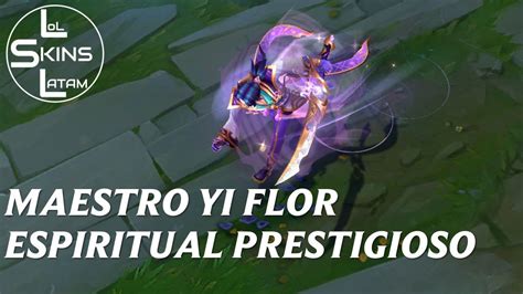 Maestro Yi Flor Espiritual Presitigioso Previsualización League of