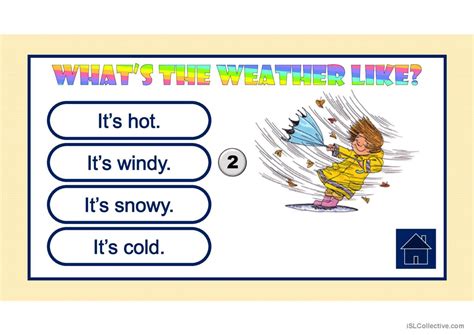 Weather Quiz Game English Esl Powerpoints