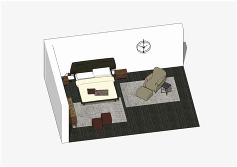 Bedroom furniture in SKP | CAD download (12.26 MB) | Bibliocad