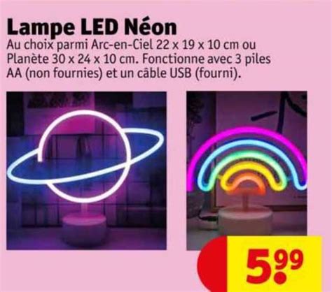 Promo Lampe Led Néon chez Kruidvat iCatalogue fr