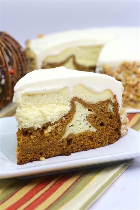 Pumpkin Cake Cheesecake