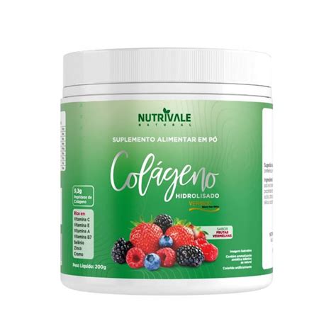 Colágeno Verisol Hidrolisado Nutrivale Energia do Corpo