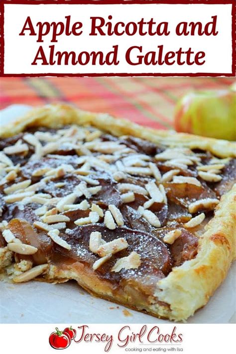 Apple Galette With Ricotta And Almonds Easy Puff Pastry Dessert