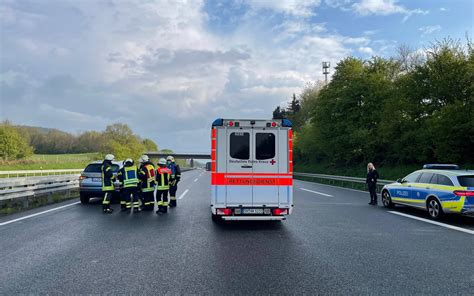 Tholey Hasborn im Saarland Unfall auf A1 Auto wählt selbst Notruf