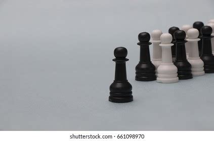 Black White Chess Pieces Isolated Stock Photo 661098970 | Shutterstock