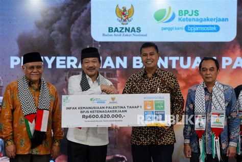 Bpjs Ketenagakerjaan Serahkan Bantuan Kemanusiaan Untuk Palestina