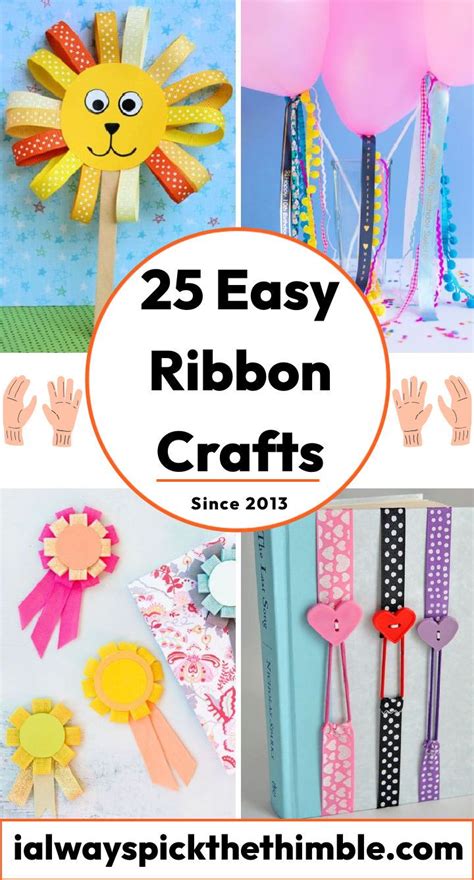 25 Ribbon Crafts Creative Things To Make With Ribbon