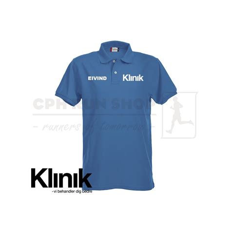 Clique Stretch Premium Polo Men Blue Klinik