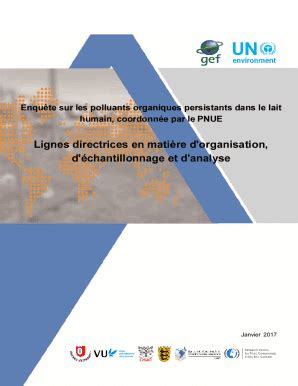 Remplissable En Ligne Lignes Directrices En Matire D Organisation D