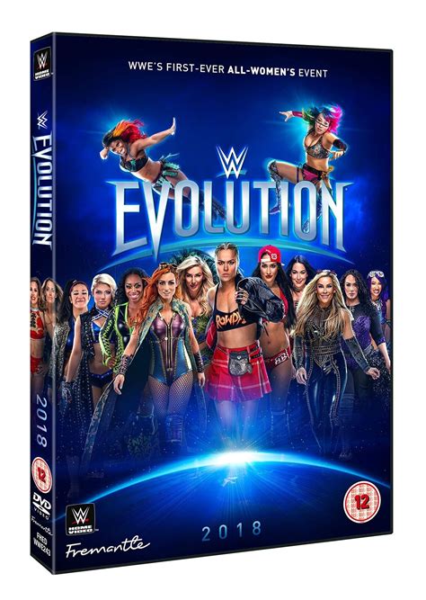 Wwe Evolution 2018 Dvd Becky Lynch Ronda Rousey Charlotte Flair Uk