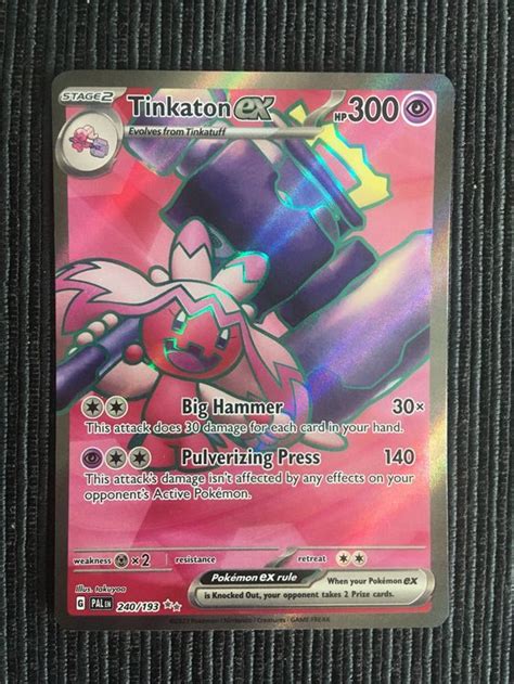 Pokemon Paldea Evolved Tinkaton EX Fullart Englisch Kaufen Auf Ricardo