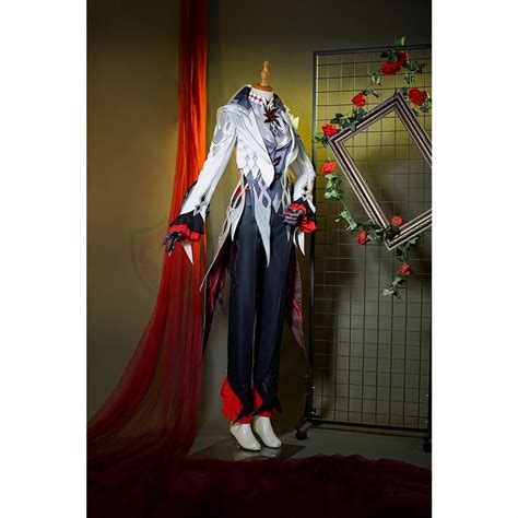 The Knave Arlecchino Cosplay Costume Genshin Impact Outfits