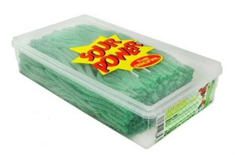 Sour Power Green Apple Straws 200 Count Tubs Pack Of 2 For Sale Online Ebay