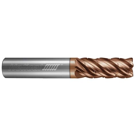 Helical Solutions Corner Radius End Mill 1 2 Dia 1 LOC 0 03