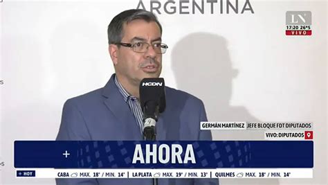 Germán Martínez “no Estoy De Acuerdo Con La Designación De Reyes