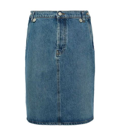 Coperni Denim Pencil Skirt Coperni