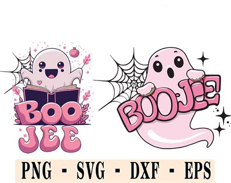 Boo Jee Svg Boo Jee Ghost Png Boo Jee PNG Funny Halloween Etsy