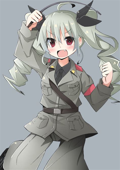 Anchovy Girls Und Panzer Drawn By Rurisakura Danbooru