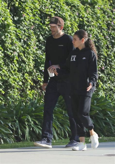 Mila Kunis And Ashton Kutcher Out In Studio City Celebmafia