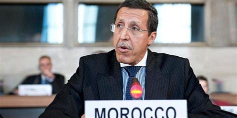 Omar Hilale Ambassadeur Représentant Permanent Du Maroc Auprès Des