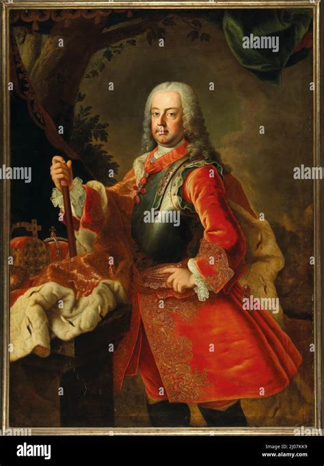 Portrait Of Emperor Francis I Of Austria 1708 1765 Museum Private