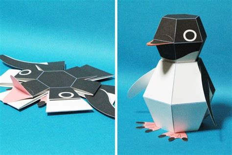 Printable Papercraft Penguin - Printable Papercrafts - Printable Papercrafts