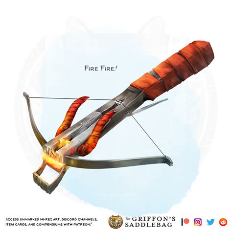 Fiery Crossbow from The Griffon's Saddlebag