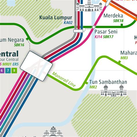 Klia Express Route Map