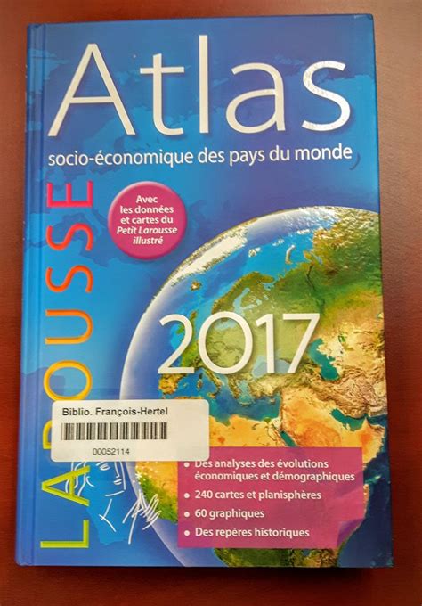 Atlas Socio Conomique Des Pays Du Monde A Book Cover