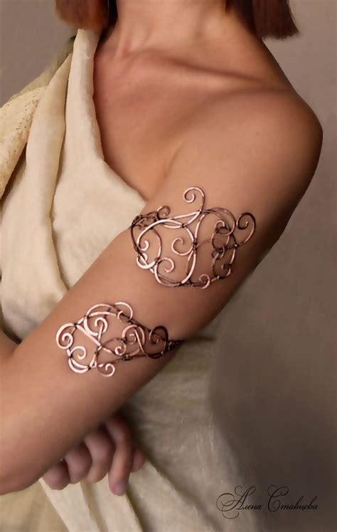 Spiral Armlet Upper Arm Wrap Openwork Upper Arm Etsy Arm Cuff Jewelry Arm Bracelets Upper